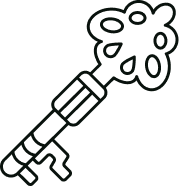 Key icon representing parent group locator